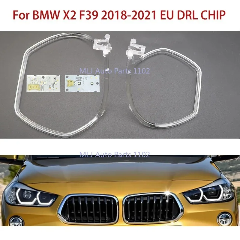 

Для BMW X2 F39 Angel Eye Chip 2018-2021 Европейская версия автомобиля DRL CHIP Световод с апертурой Светодиодный источник света Модуль балласта