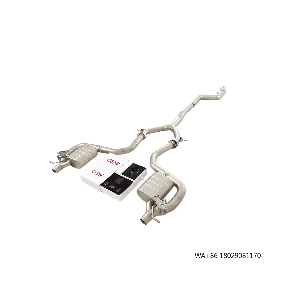 

Высокопроизводительная выхлопная система CGW Vlavetronic с дистанционным управлением и трубами Catback для C43 2024