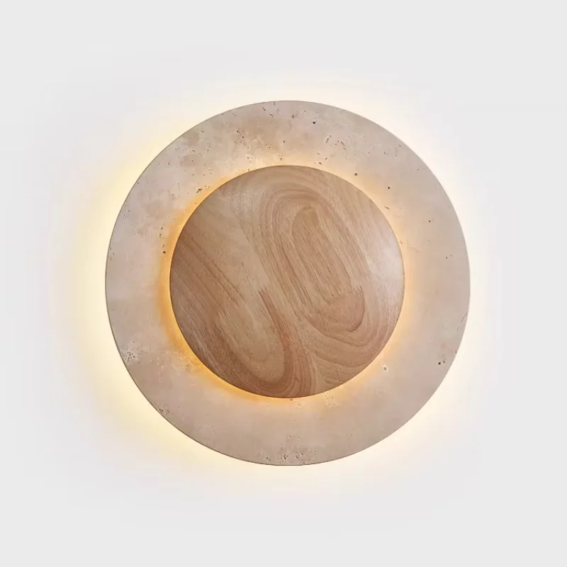 Nordic Ring Light Limestone Sconce Wall Lamp Decoration Maison Room Decoration Living Room Decoration Wall Lamps and Lamps