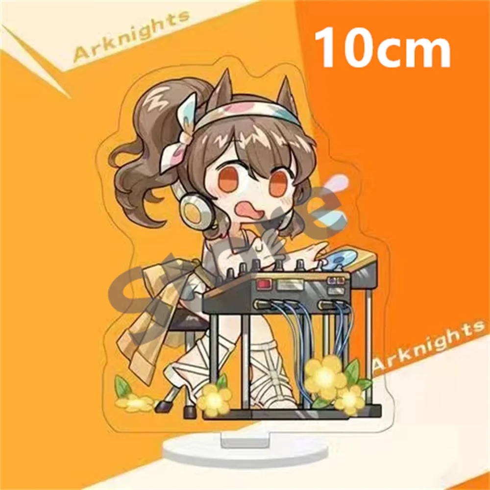 Game Anime Arknights Acrylic Stand Model 10cm Plate Holder Desktop  Action Figures vermicelli Gift