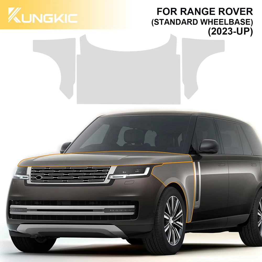 Tpu Transparent Protective Film for Range Rover Standard Wheelbase 2023-UP Car Exterior PPF Paint Protection Transpare Stickers