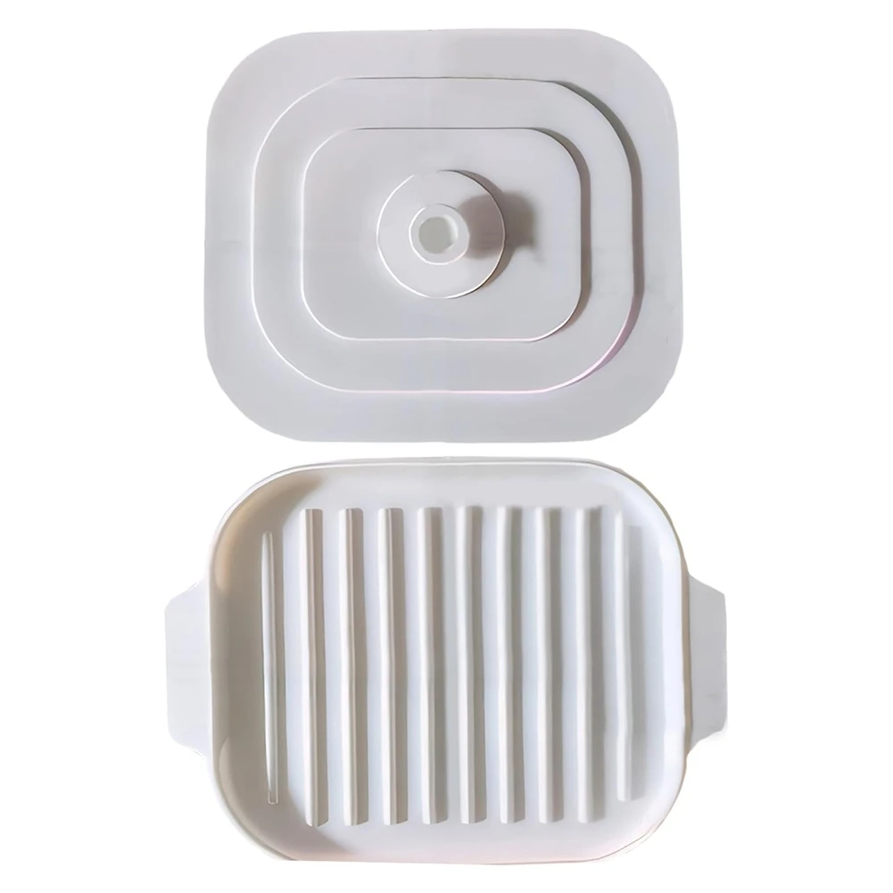 ABJS Microwave Bacon Cooker Quick Kitchen Cutlery Clean Crispy Bacon Tray Baking Pan