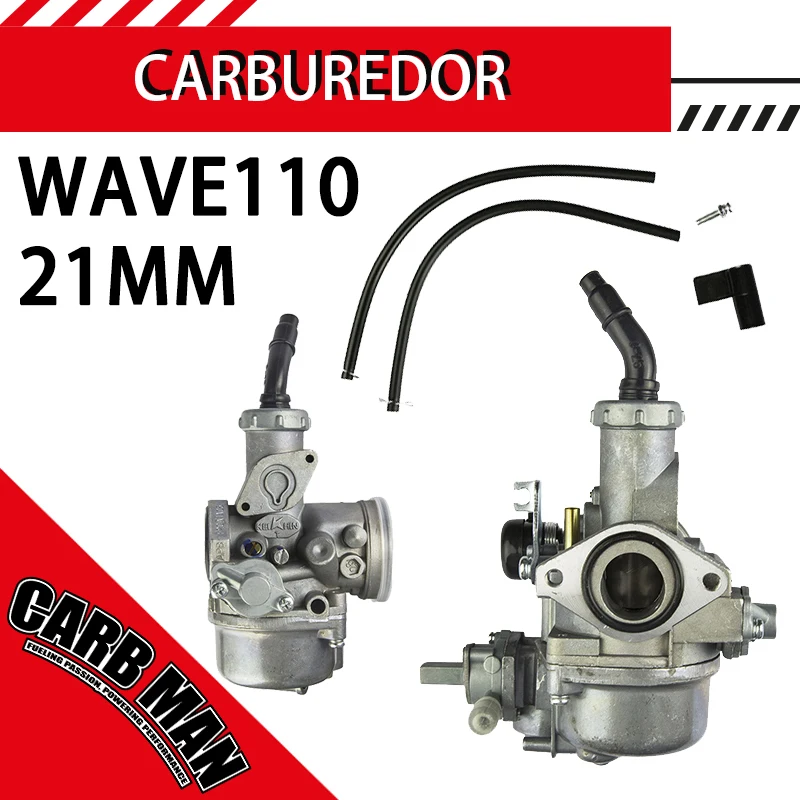 21MM Motorcycle Carburetor For Keihin Honda Wave110 100 Xrm125 Wave125 BIG W125 WAVE DREAM EX5 Replacement Carb