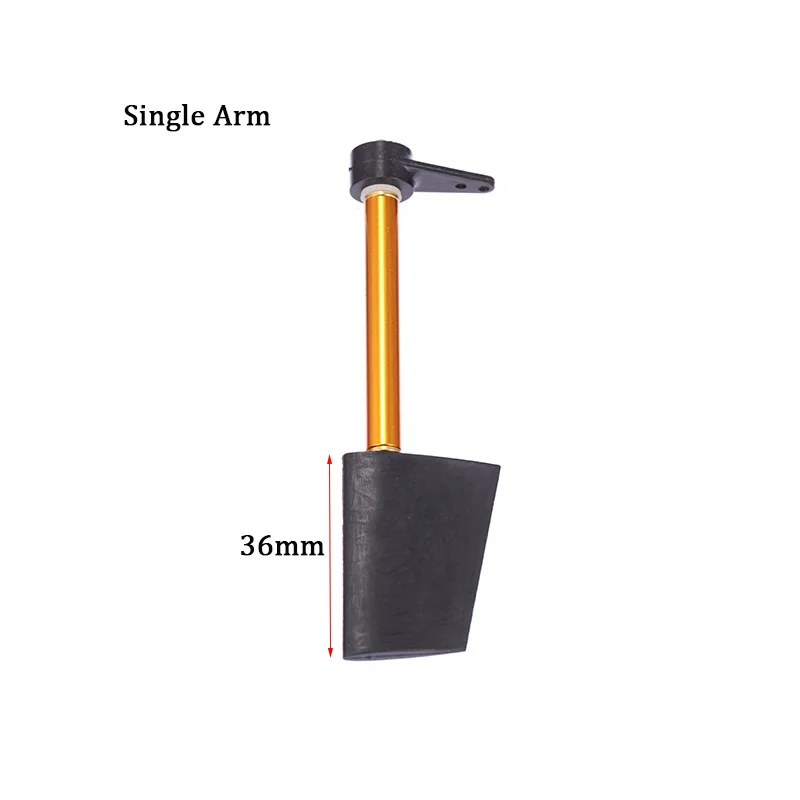 Hochwertiges Nylon-Lenkruder, Kunststoffruder für RC-Boote, Höhe 28 mm/36 mm/44 mm/52 mm, 90 Grad oder 180 Grad oder Einzelarm