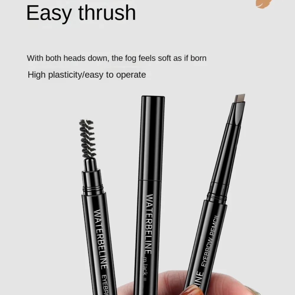 Make-up Tool Dubbele Kop Wenkbrauw Pen Vrouwen Langdurige Wenkbrauw Enhancer Automatische Waterdichte Wenkbrauwpotlood Cosmetische Beginner
