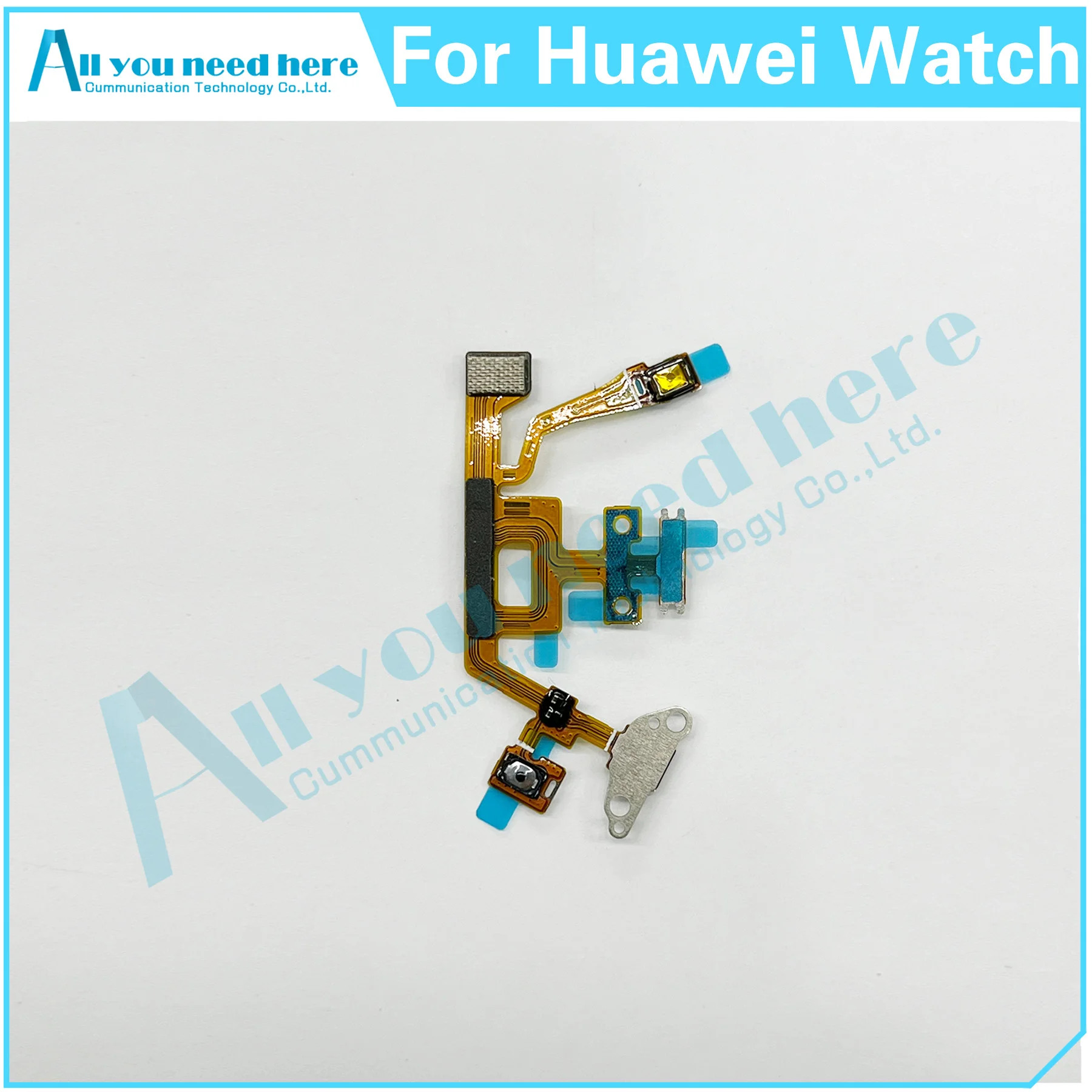 For Huawei Watch GT Runner 46MM RUN-B19 Power On Off Key Return Button Flex Cable Repair Parts Replacement