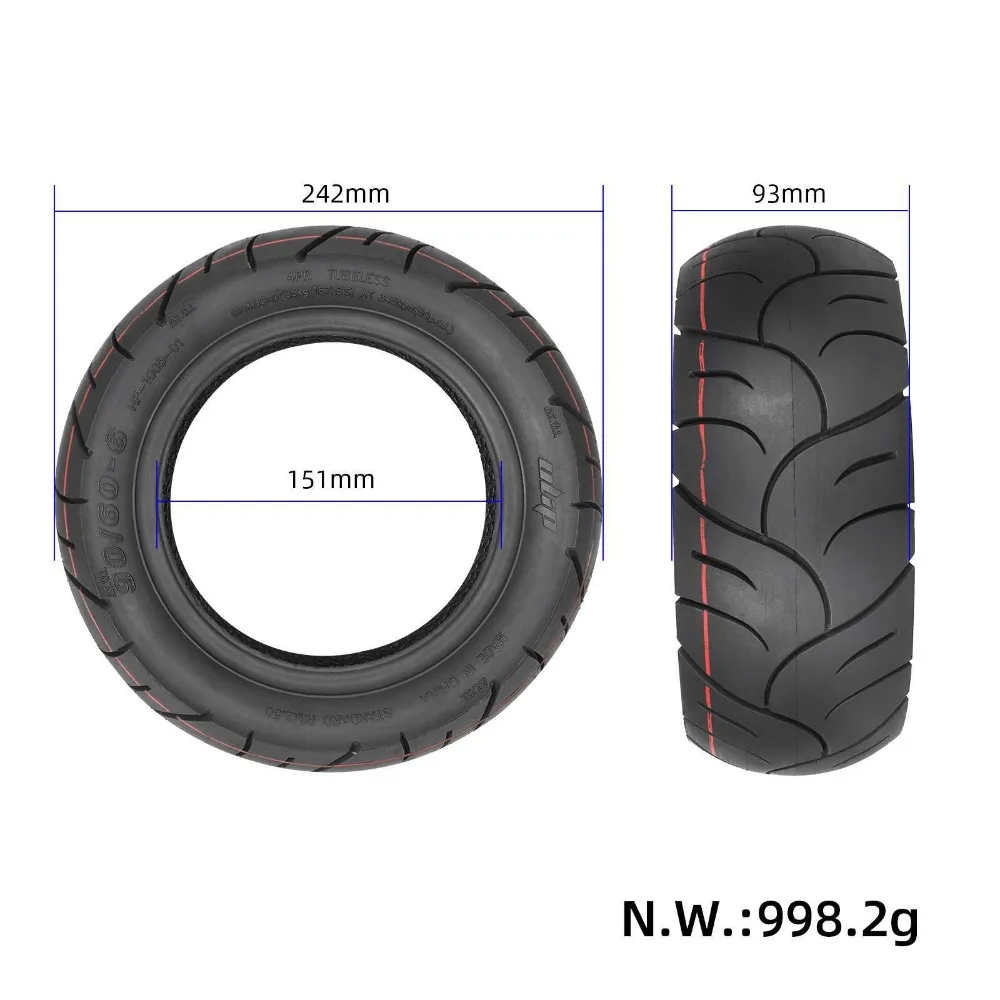 Ulip 90/60-6 Highway Vacuum Tire Suitable for Kaabo Mantis 8 Electric Scooter