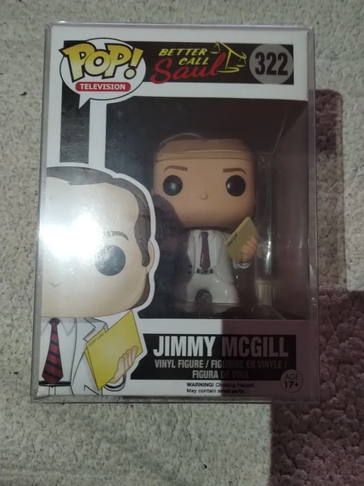 Funko Pop Televisión Mejore Llame Saúl - Jimmy Mcgill # 322 figuras de vinilo modelo juguetes para niños regalos de decoración