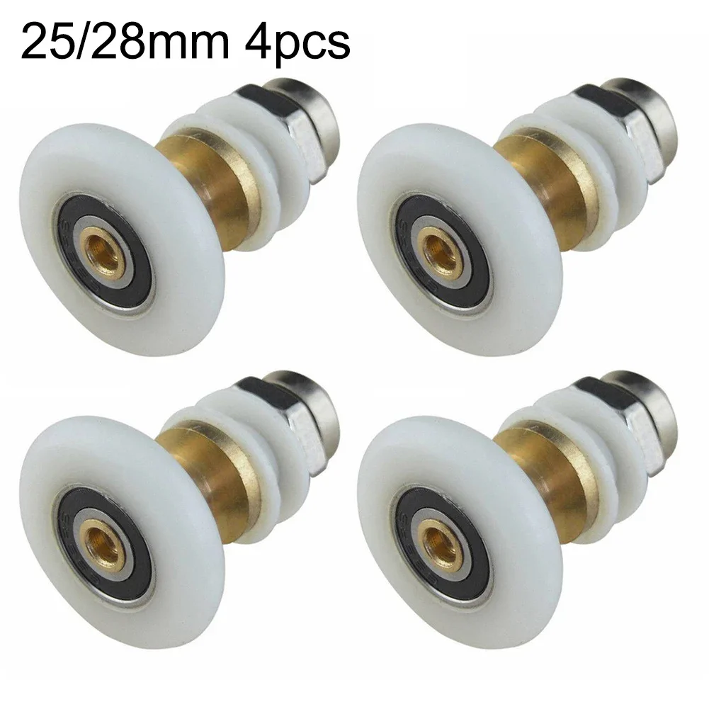 

Bathroom Home Shower Door Rollers Door Rollers Single Wheel Accessories Brass Door Pulley Hardware Door Shower Door