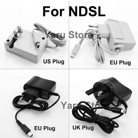 Yaru For DS Lite NDSL Game Console AC Power Adapter Charger Accessoires US UK EU Plug Home Travel Wall Charger Power Adapter