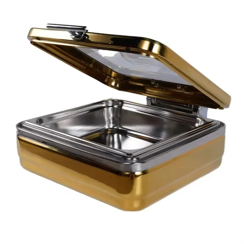 Stainless steel hydraulic induction hot pot buffet equipment food insulation machine