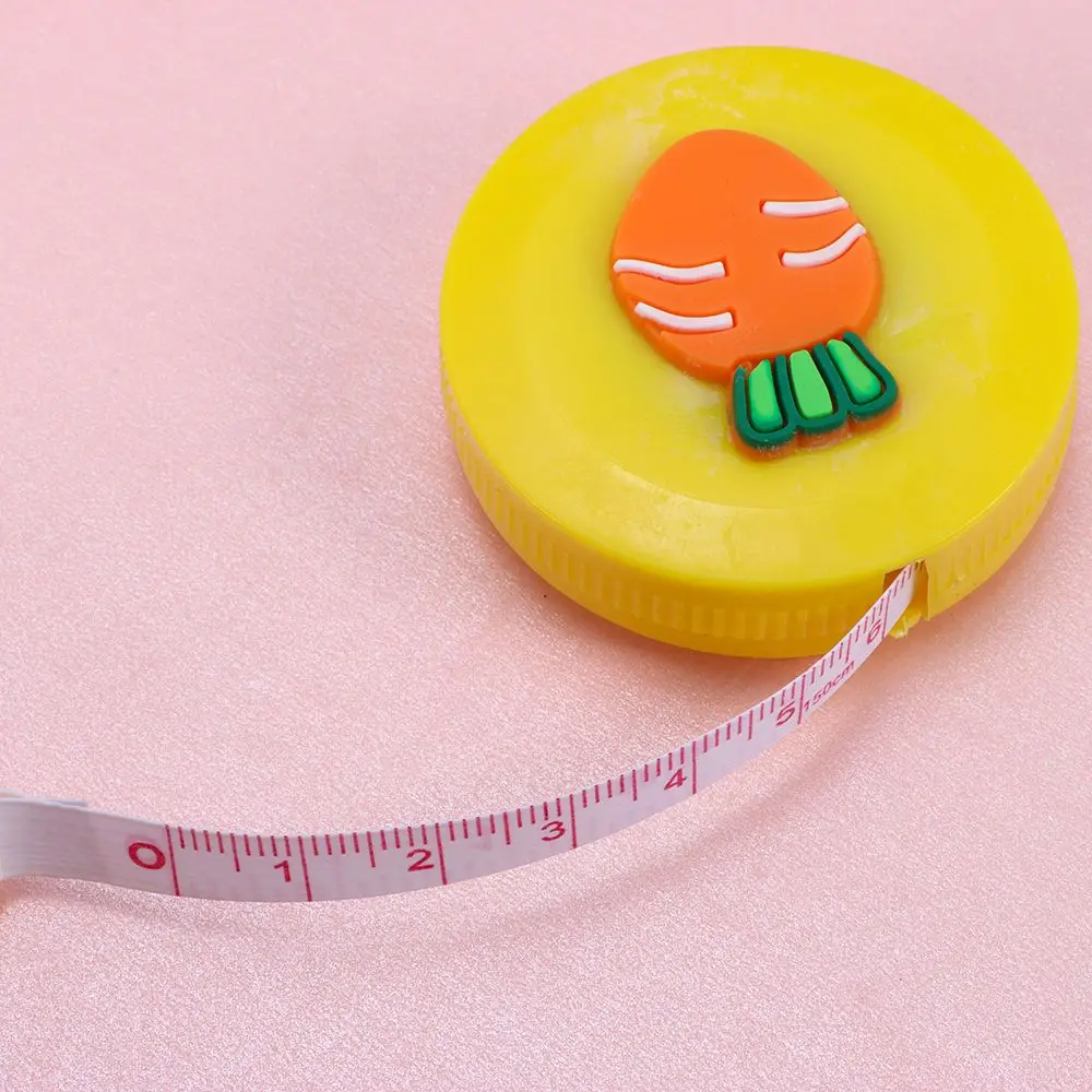 Portable Cartoon 150cm/60” Tape Measures Retractable Ruler Measurements Roll Mini Tapes Sewing Ruler Measure Tools Accessories