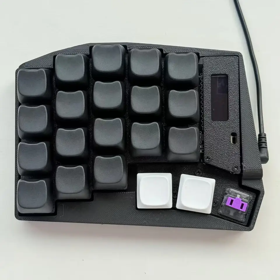 キーボード 38キー RGB 分割キーボード トラックボール ホットスワップ