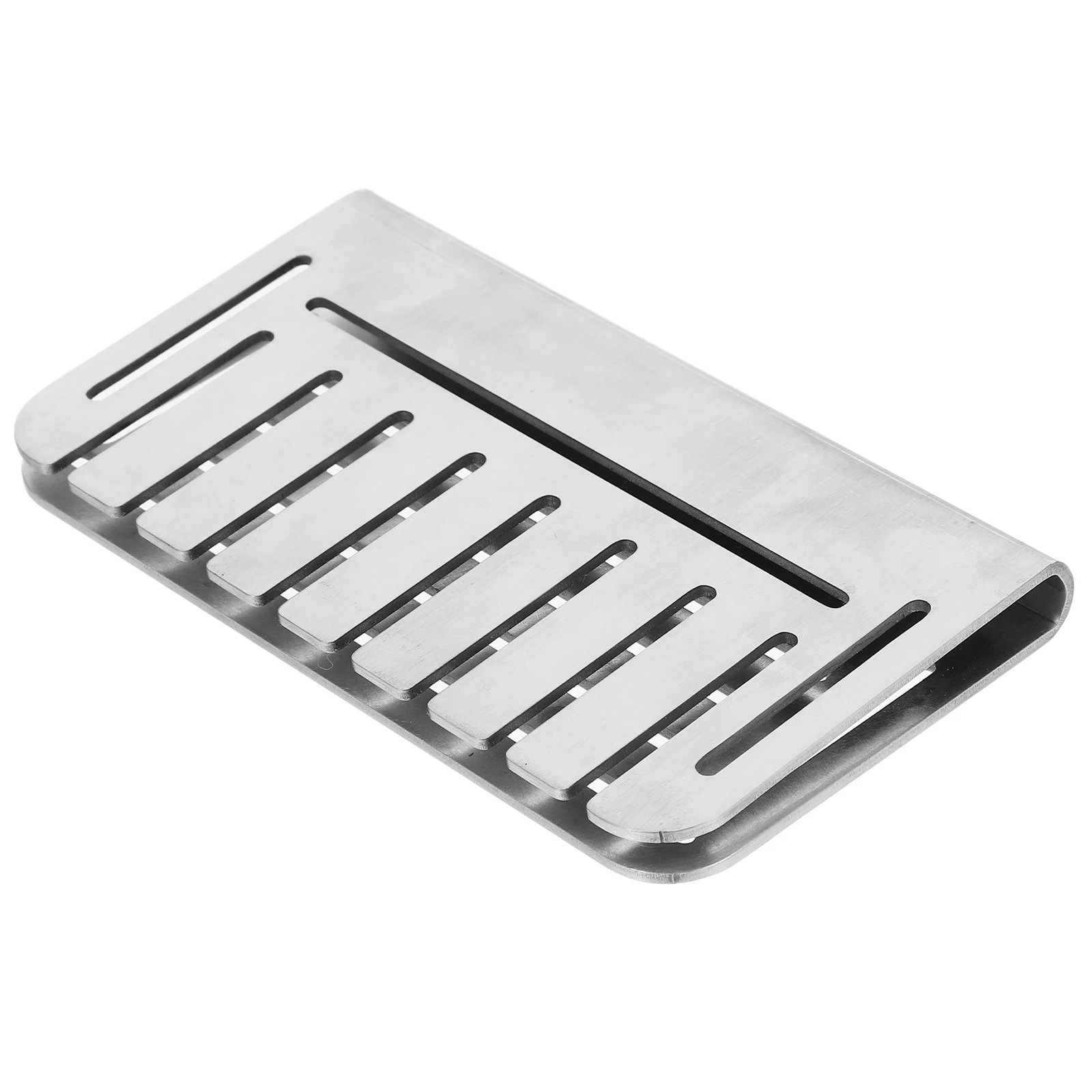 

1pcs Heavy Duty Grease Door Blocker Silver Compact Portable BBQ Griddle Separator Catcher Oil Shield Drip