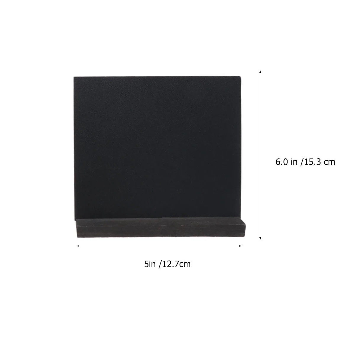 2Pcs Wooden Small Blackboard Double Sided Chalkboard Message Board Table Display Mini Blackboard Decor for Home Garden Wedding