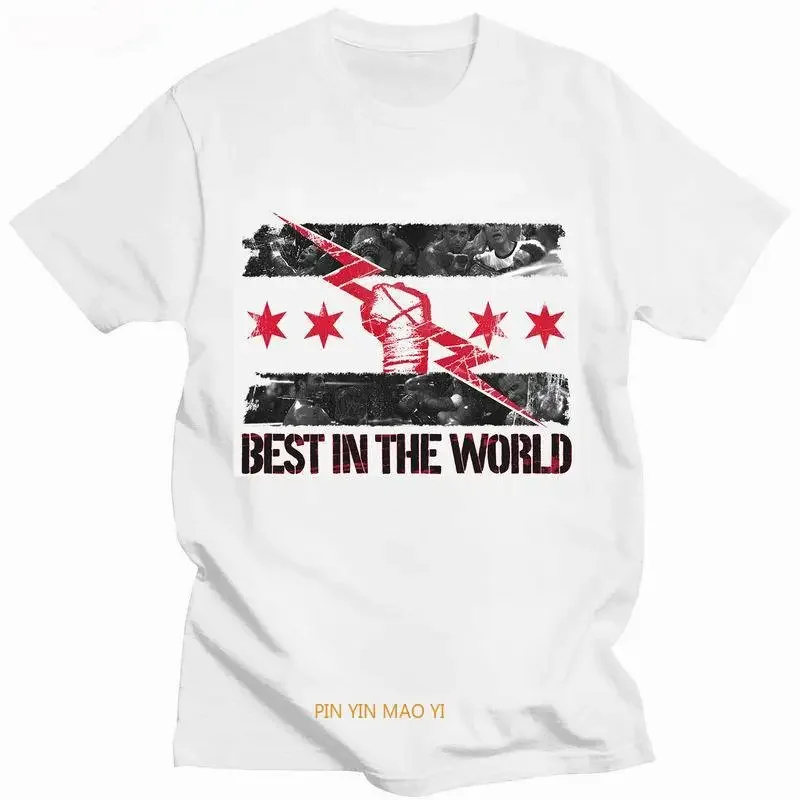 Funny  Cm Punk  T Shirt  American Professional  Wrestler Fashion T-Shirts Summer Short Sleeve Gift  Tshirt  Vintage  Loose