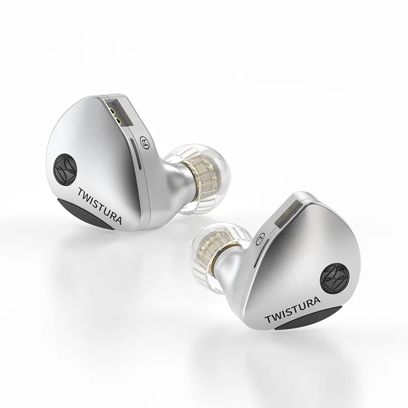 TWISTURA WOODNOTE インイヤーイヤホン 3.5/4.4mm プラグ デュアルダイナミックドライバーヘッドフォン 交換可能なフィルターノズル