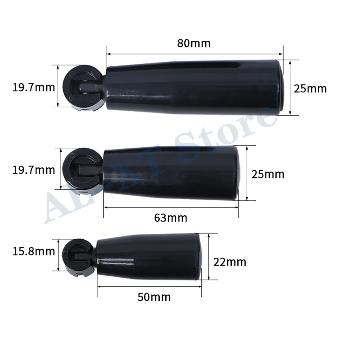 1-5PCS M4 M6 Safety Foldable Handwheel Handle Bakelite Rotary Handle Machine Handwheel Handle Folding Handle 50mm 63mm 80mm