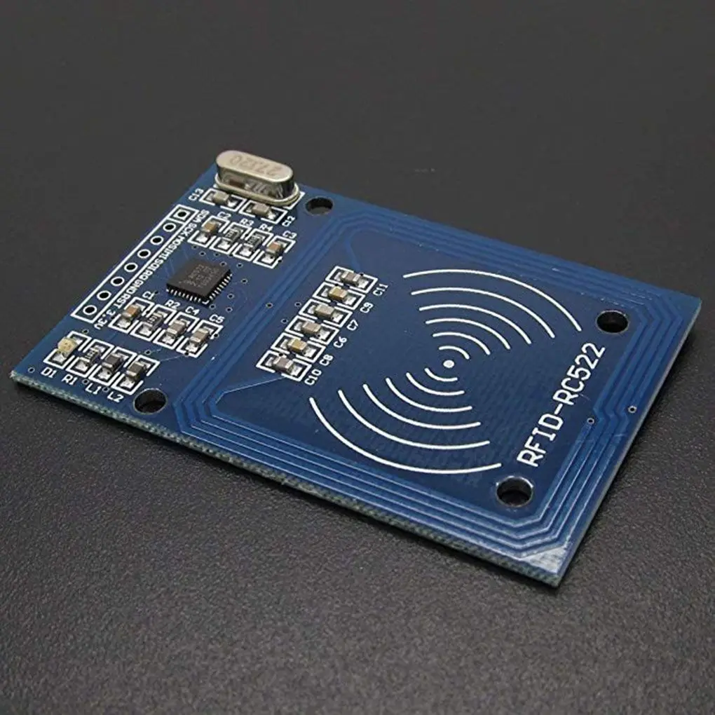 MFRC-522 RFID Kit RF IC وحدة استشعار البطاقة S50 بطاقة فارغة حلقة رئيسية متوافقة مع Arduino Raspberry Pi