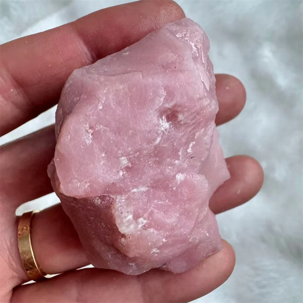 

Natural Pink Opal Raw Stones Rough Crystal Quartz Reiki Healing Rock Mineral Specimen Aquarium Home Decoration