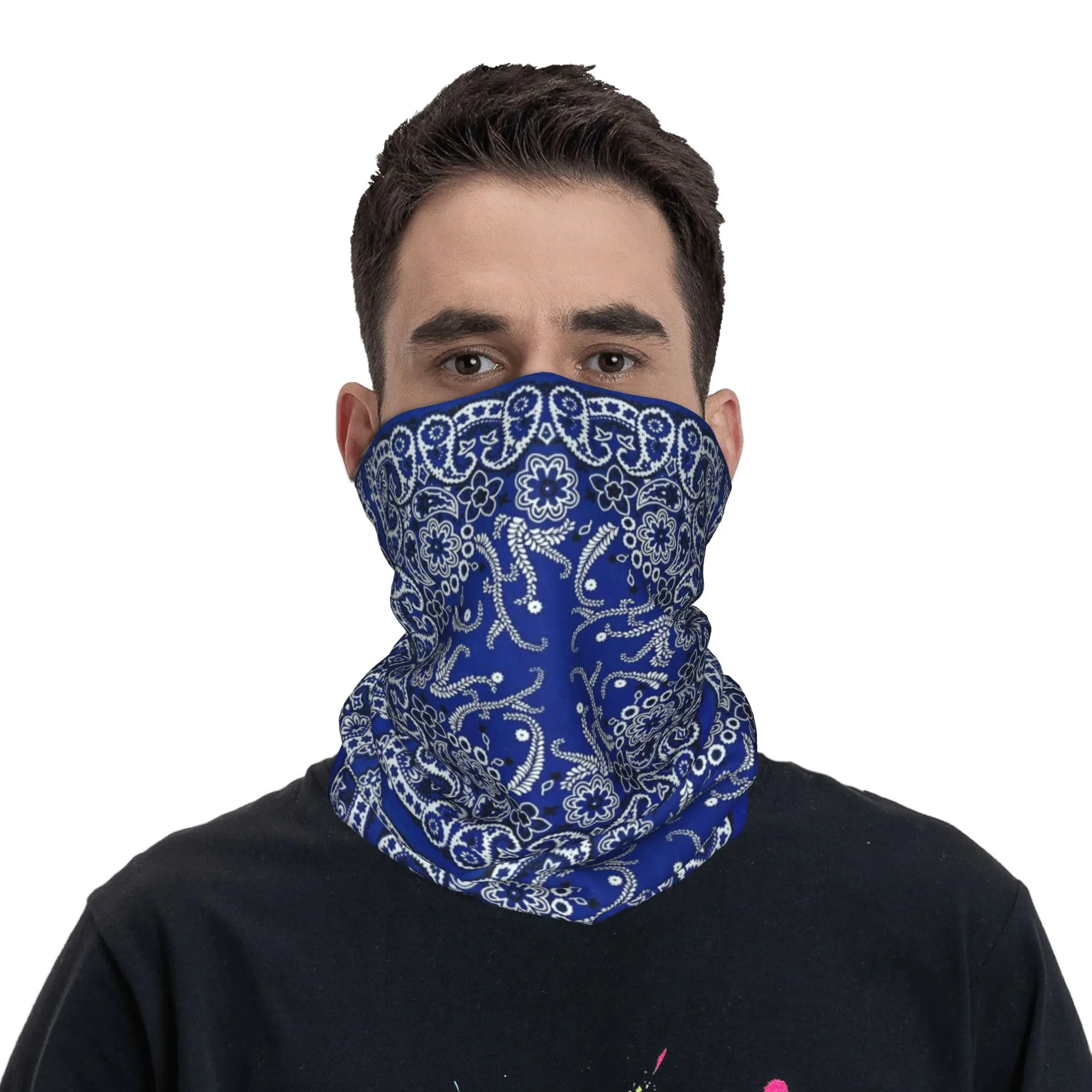 

Rattan Prin Bandana Neck Cover Printed Mask Scarf Balaclava Riding Unisex Adult Windproof
