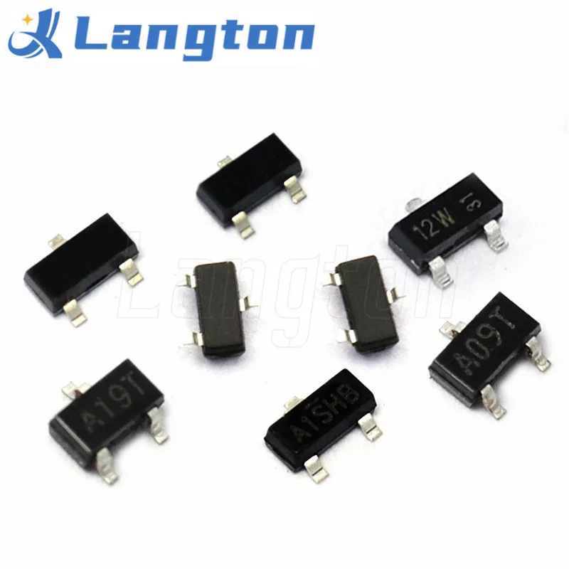 50 piezas, 2SC3356, C3356, R25, SOT-23, 2SC945, 2SC1008, 2SC1623, 2SC1815, 2SC2412, 2SC2712, 2SC3265, 2SA733, 2SA812, 2SA1015, 2SA1162 SOT