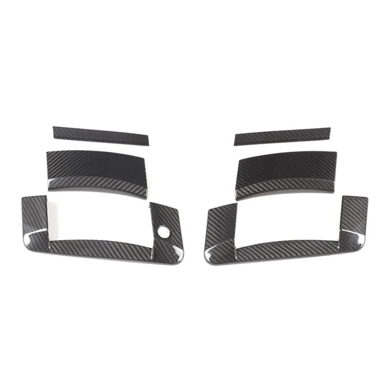 

Real carbon fiber door handle for car modification - left drive keyhole model