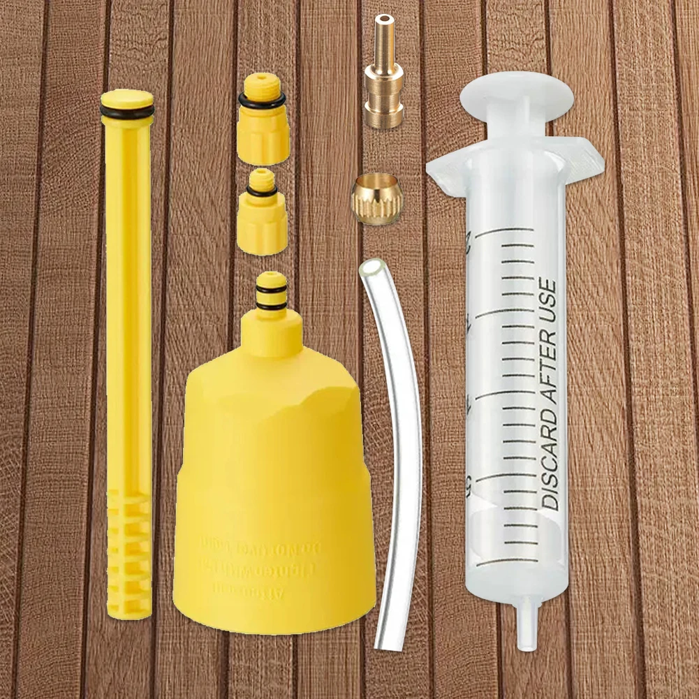 Bicycle Hydraulic Disc Brake Oil Bleed Kit Tools Bike Hydraulic Disc Brake Oil Fluid Syringe MTB Road Bike Brake Repair Tools