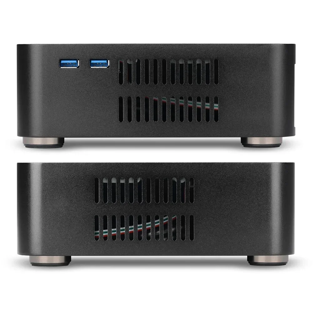 RGeek L65S Mini ITX Case Computer Case USB 2.0 3.0 Aluminum Mini PC Case HTPC Chassis - view 5