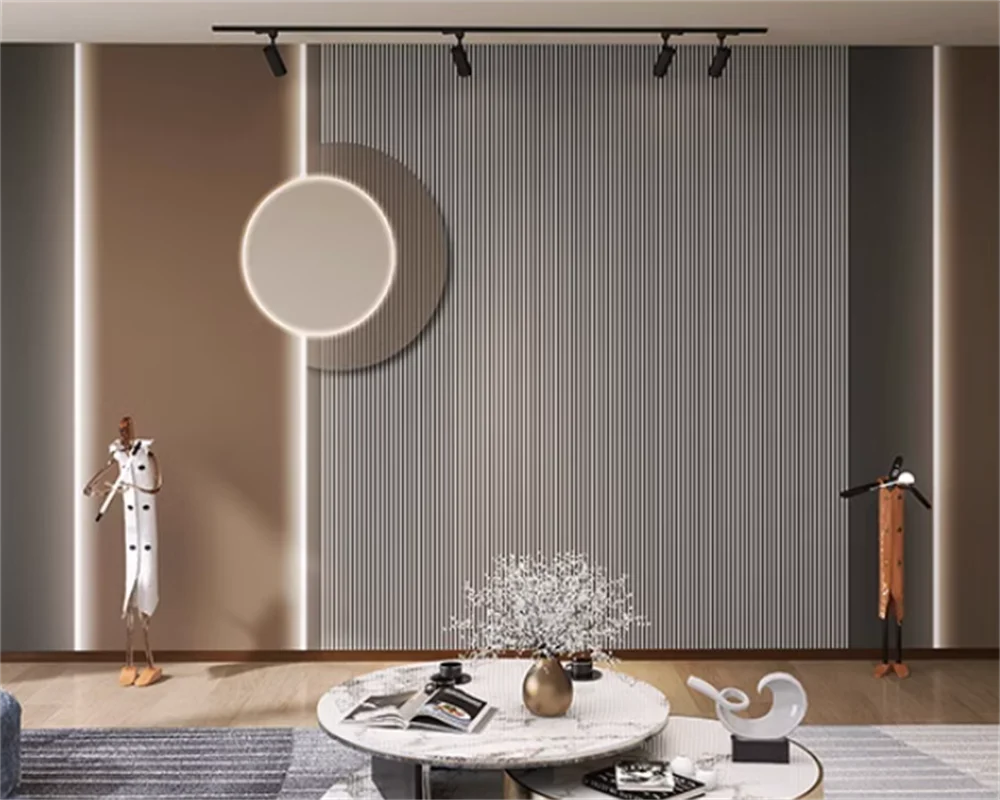 

Beibehang индивидуальный легкий роскошный геометрический диван, фон для телевизора, вертикальная полоса для спальни, обои из нескольких материалов