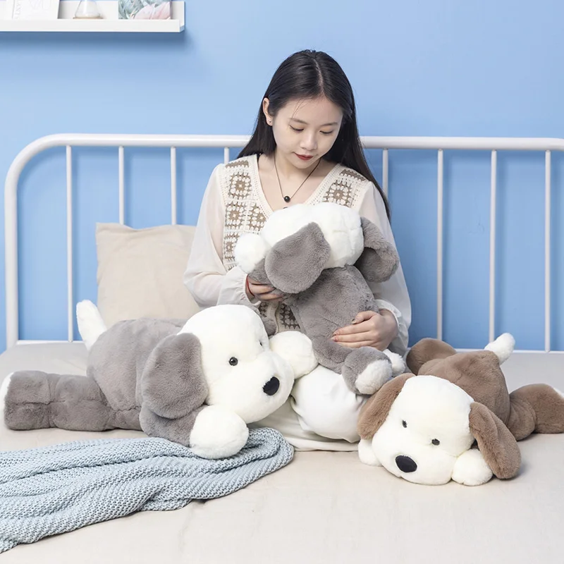 Uposao Teddy Dog Peluche Jouet Simulation Chien en Peluche Caniche Jouet | Enfants Sommeil Oreiller Animal Mignon Animal De Compagnie Cadeau d'anniversaire Noël pour Enfants Fille, 25cm