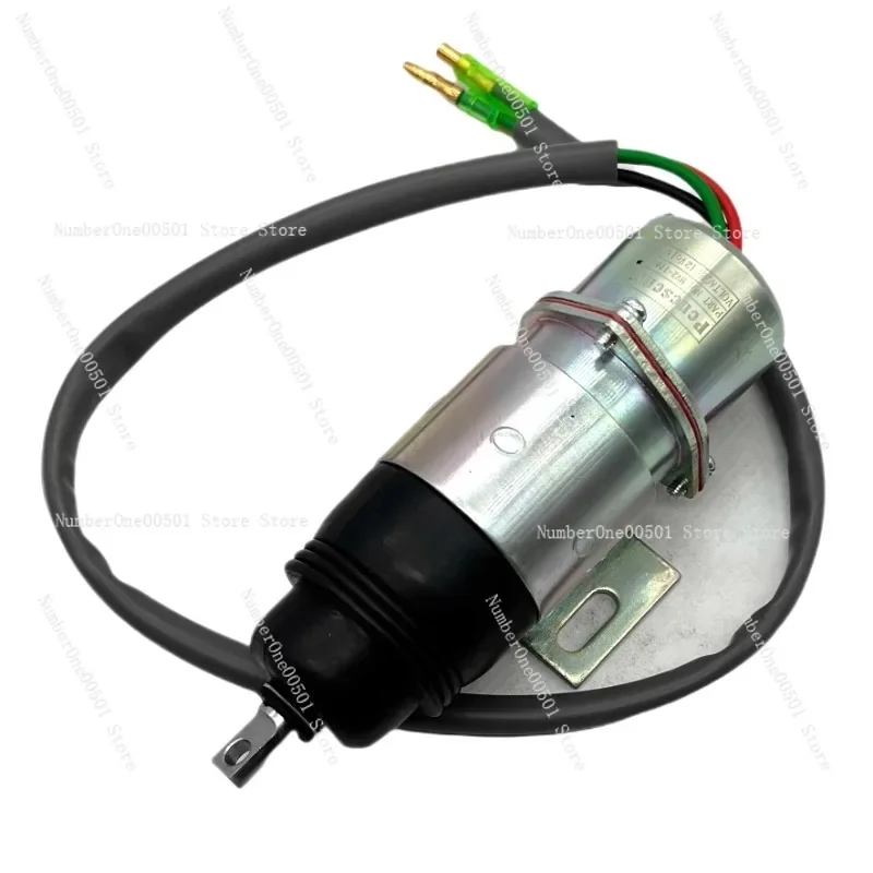 

MV2-17A Shutdown Solenoid Valve 12V 24V Fuel Cut Off for Isuzu Generator Engine Stop Controller Replacement