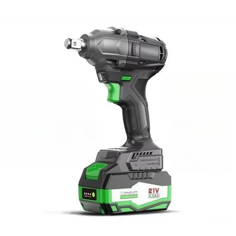 

2025 High Torque Lithium-Ion Battery Powered Electric Cordless Impact Wrench Industrial Grade Ratchet Tools High torque 350N