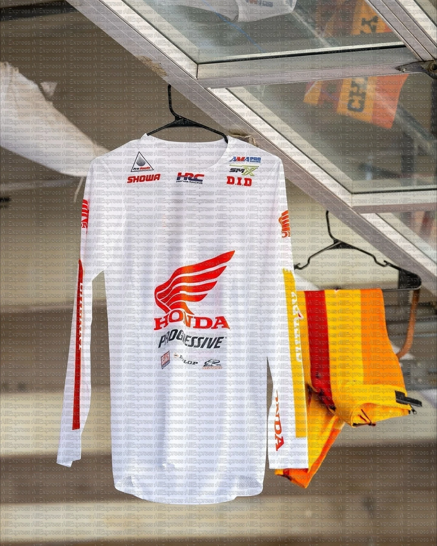 

Винтажная мужская мотоциклетная форма Honda, внедорожный велосипедный наряд, трикотаж с длинными рукавами и брюки, дышащий костюм на осень