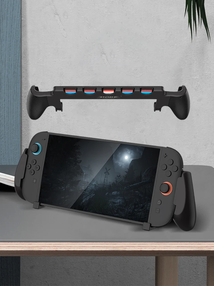 

Держатель-грип для Nintendo Switch 2 с подставкой, удобный и эргономичный, 5 слотов для картриджей, аксессуары для игровой консоли Switch 2