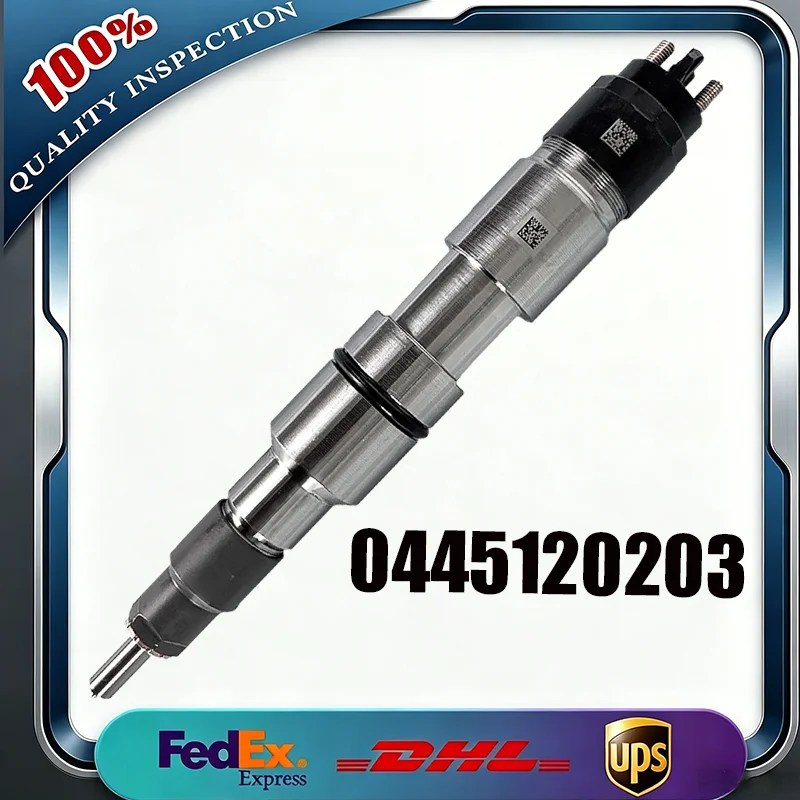 

High Quality Fuel Injector for MAN TGA TGS TGL Diesel Engine Parts 0445120203 51101006090 51101006131