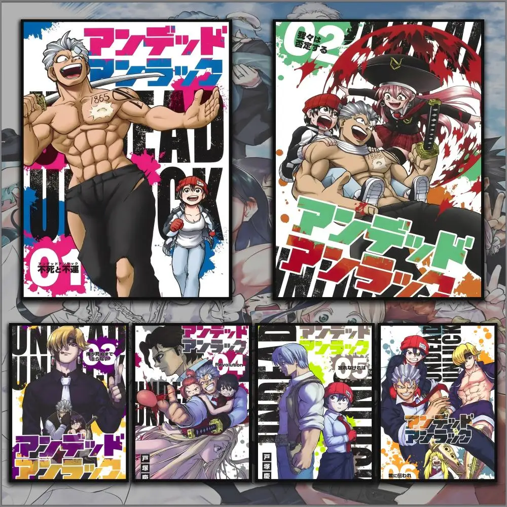 

Anime U-U-Undead U-U-Unluck Poster HD Anime Hot Theme Singer/OST/Movie-Waterproof Self-Stick Home Decor