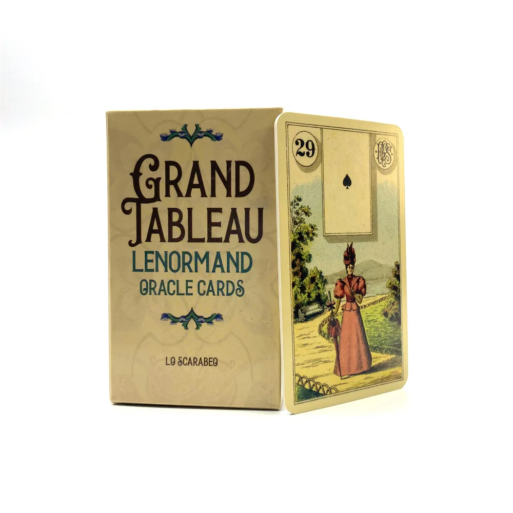 

Grand Tableau Lenormand Oracle Decks A 36 English Divination Edition Deck Borad Games with paper manual