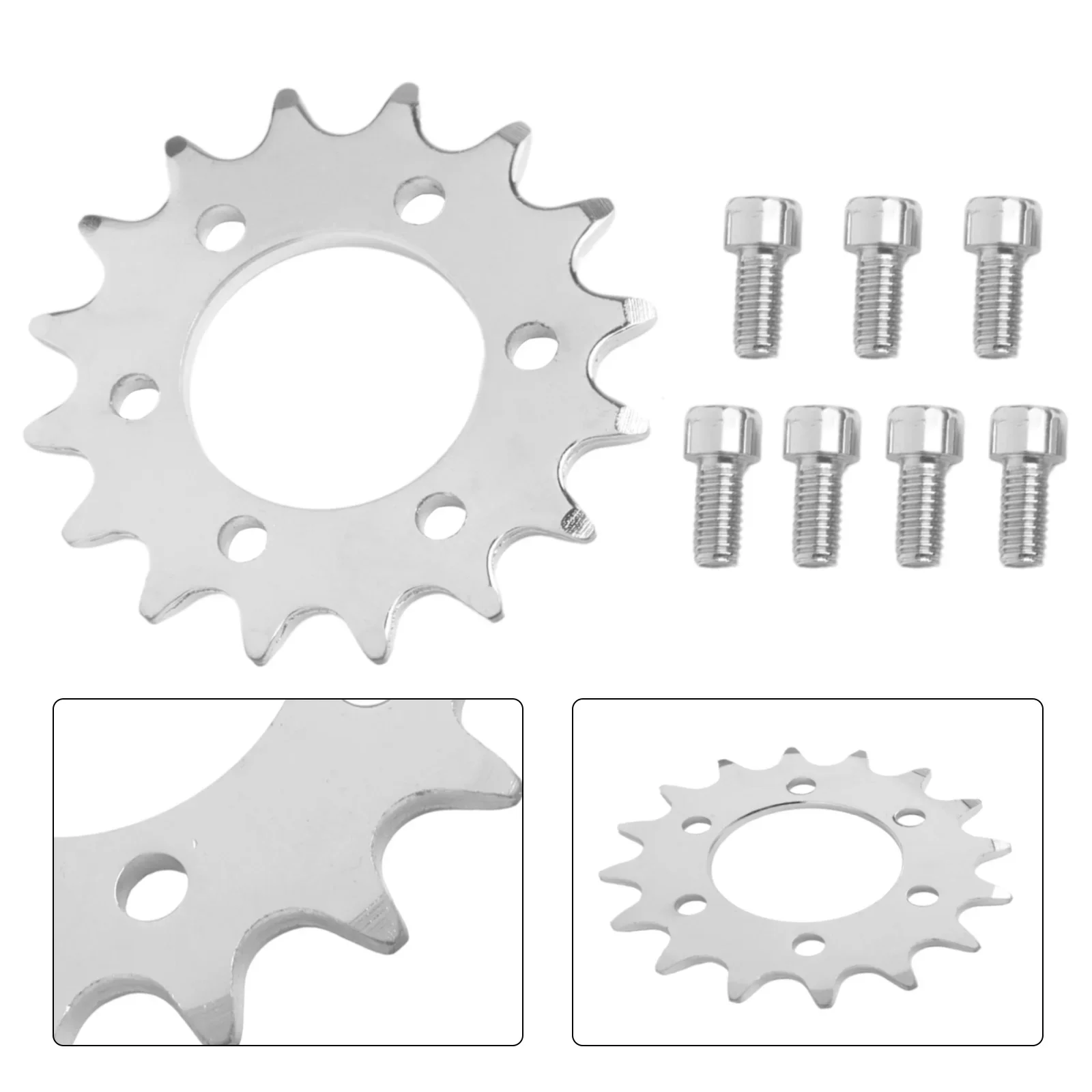 

Bicycle 16T Fixed Gear For Bicycle Disc Brake Mount Bolts-fixed Chain Wheel Brake Disc Mount Fixed Chain Wheel Parts