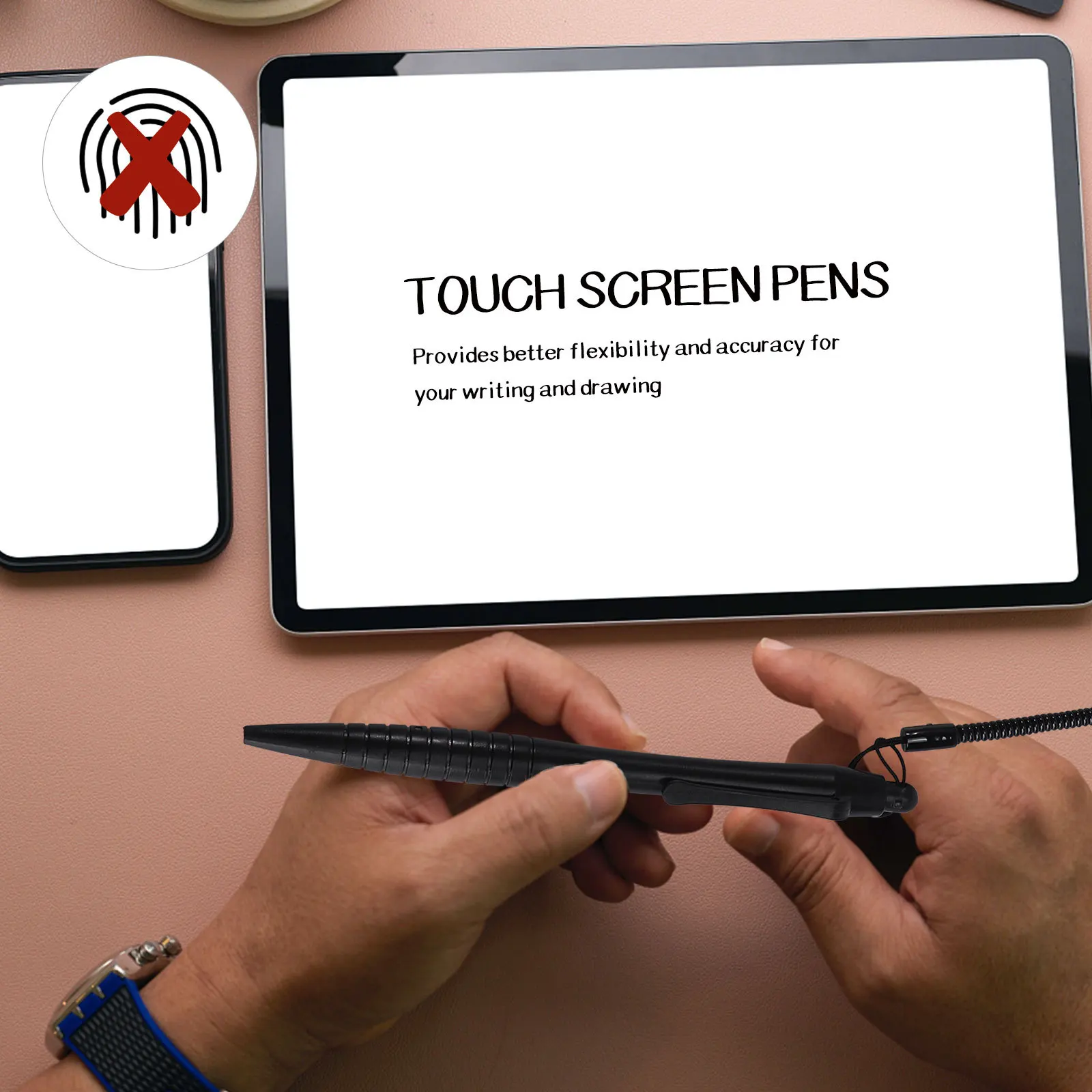 

Touch Screen Stylus Pen Fine Tip High-Precision For Smartphones Tablets Sensitive Writing Drawing Tool Compatible With All Touch