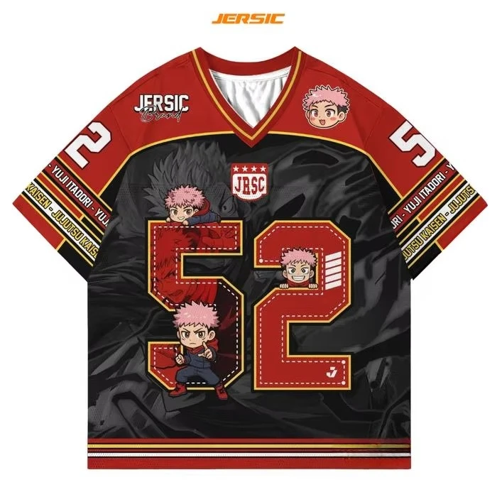 

Новая летняя футболка 2026 года с 3D-принтом по аниме Jujutsu Kaisen (Юдзюцу Кайсен) с Юдзи Итадори, для взрослых и детей, уличная одежда