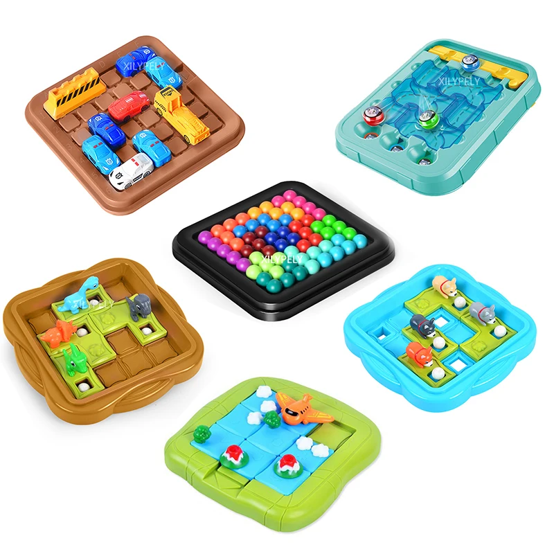 

Challenges IQ 3D Puzzler Travel Board Game for Kids and Adults a Cognitive Skill-Building Brain Game Montessori Toys Kids Gifts