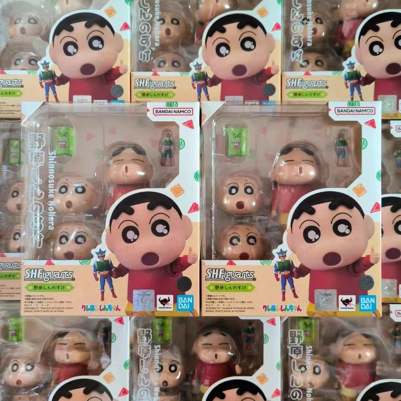

Hot Sale Original Bandai-licensed SHF Crayon Shin-chan: Noboru Nohara Joint Action Figure Xmas Gift Birthday Gift