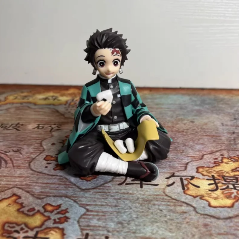 Figuras de acción Demon Slayer de Anime, Kimetsu No Yaiba Tanjirou Nezuko, muñecos de Pvc, modelo de colección, adornos, juguetes, regalos del Festival