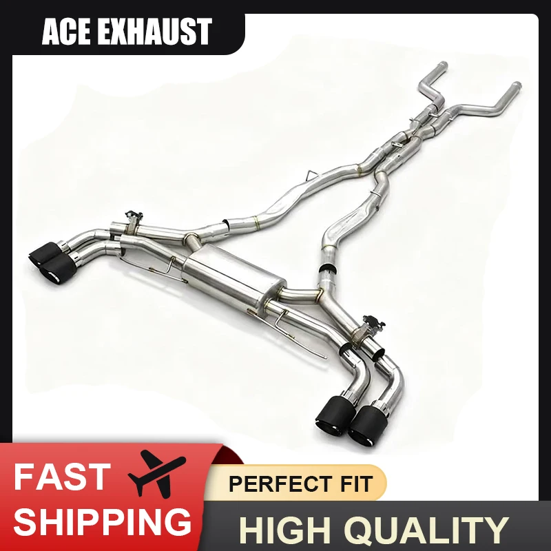 ACE High Performance SUS304 Valvetronic Muffler Catback Exhaust Pipe for BMW M850 M850i G14 G15 G16 4.4T Valved Exhaust Systems