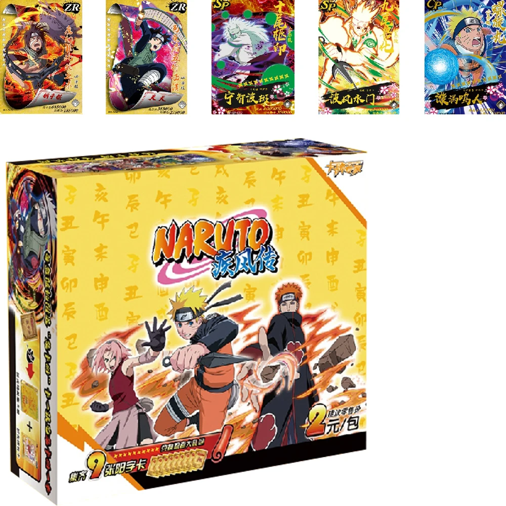 

Naruto Cards Special offer Booster Box Uzumaki Uchiha Sasuke Tcg Carte Haruno Sakura Hatake Kakashi Game Children Gift