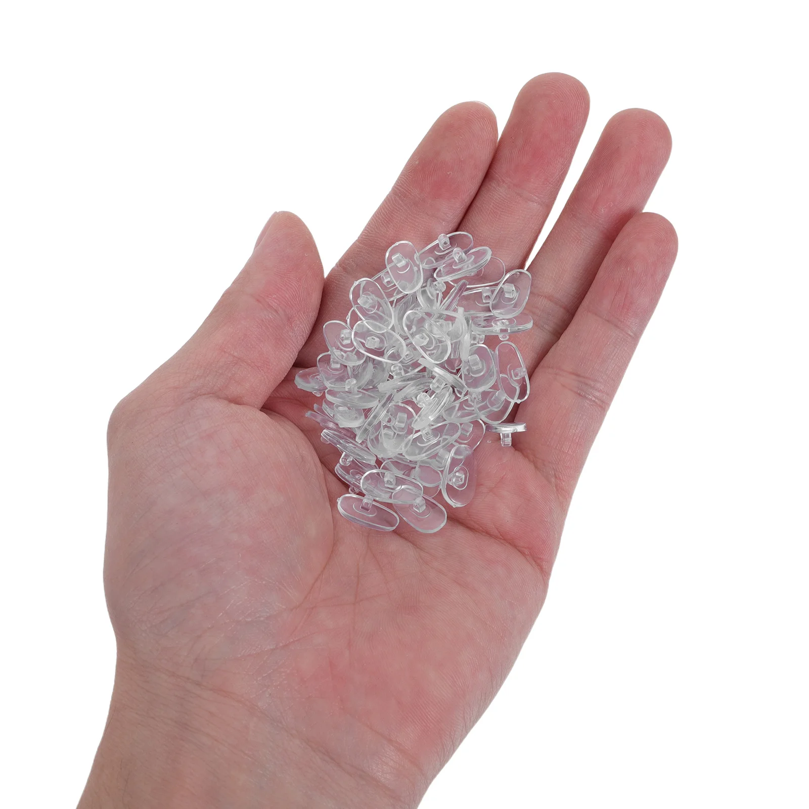 

1000Pcs Nose Pads Glasses Replacement Plastic Push-in Anti-Slip Eyeglass Nose Cushion Pads for Spectacles Accessories