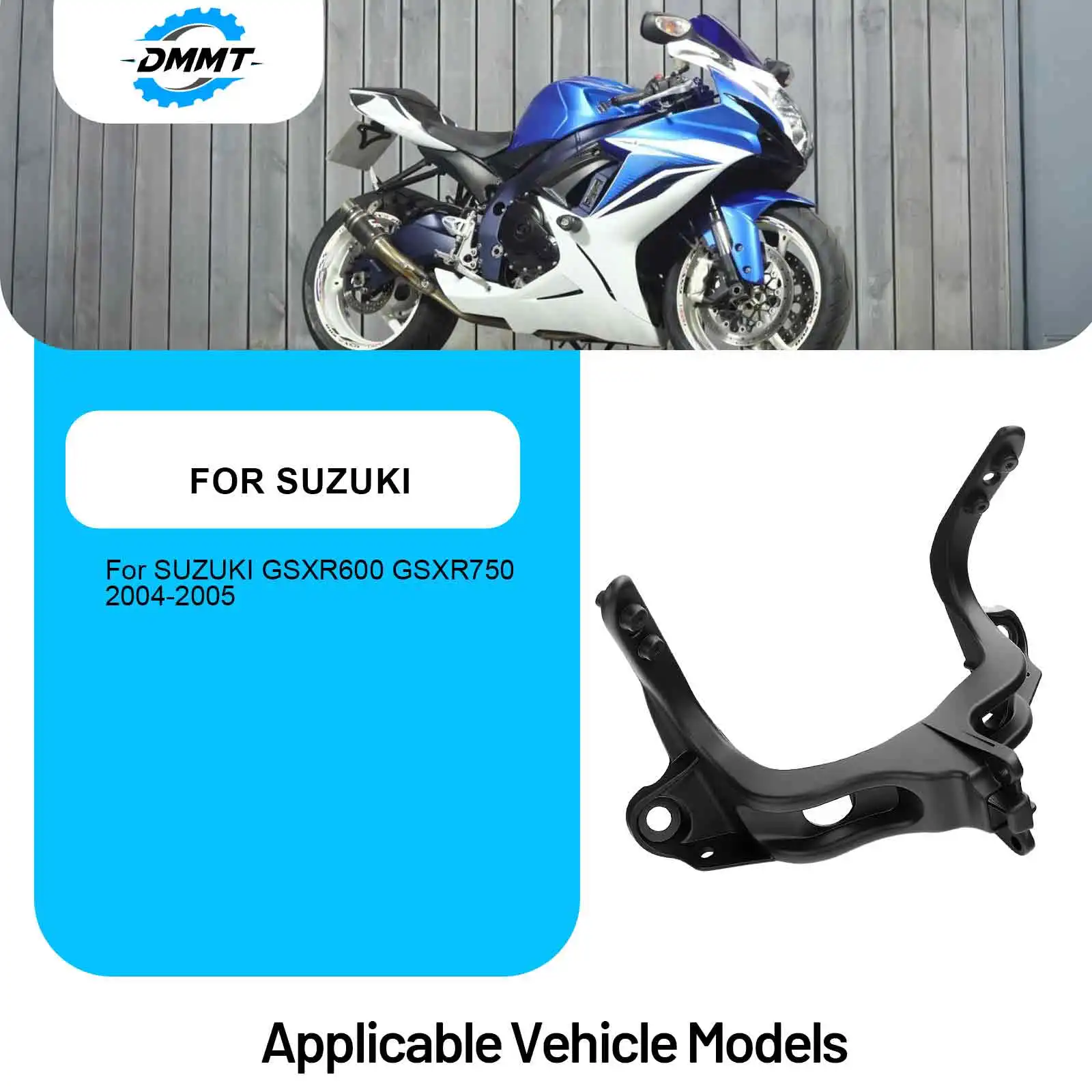 

Motorcycle Headlight Bracket For Suzuki GSXR600 GSXR750 2004-2005 Motorcycle Front Upper Bracket Fairing Bracket Motorcycle