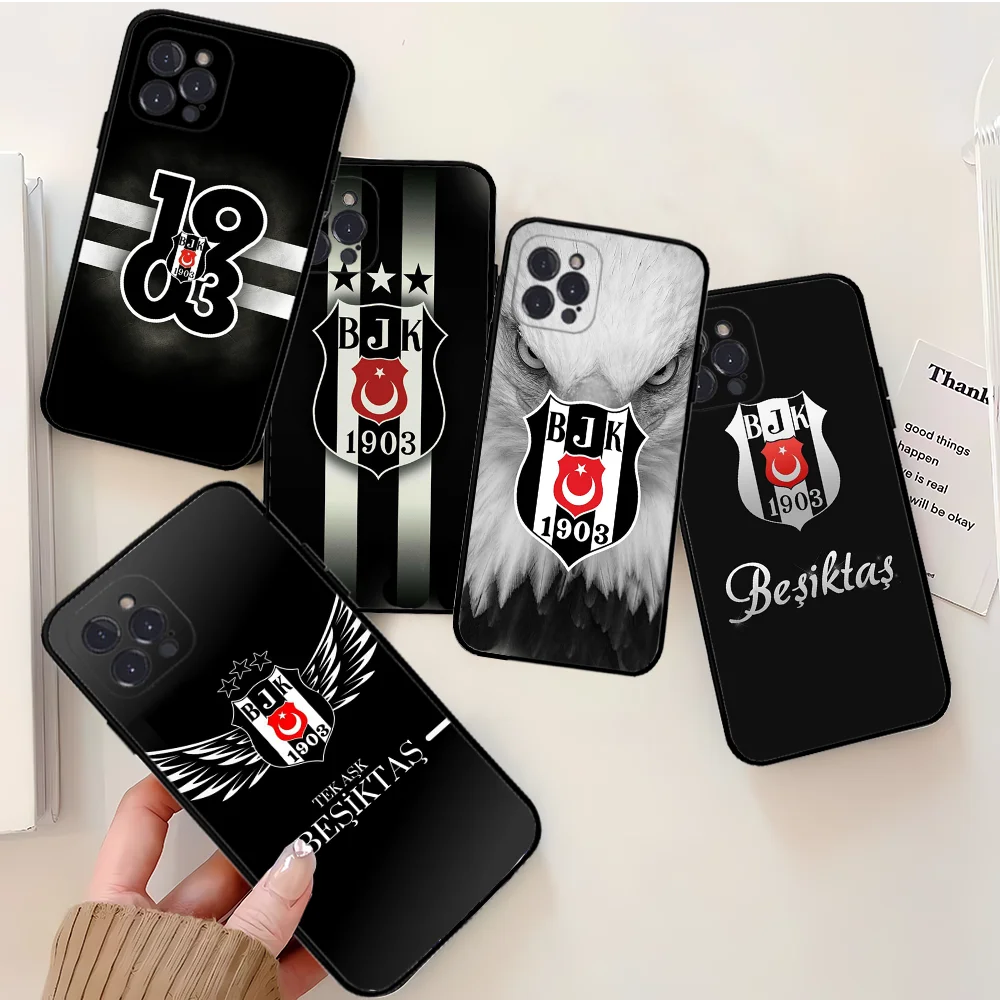 Модный чехол для телефона B-Besiktas BJK для IPhone 16 15 14 13 12 Mini 11 Pro XS Max X XR SE 6 7 8 Plus, мягкий силиконовый чехол