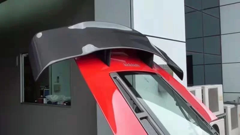 

Подходит для модифицированных автомобильных аксессуаров Ferrari F430, задний спойлер из углеродного волокна V-образного типа, автомобильные инструменты.